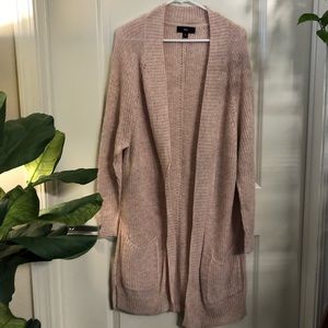 Pink Heather duster/cardigan